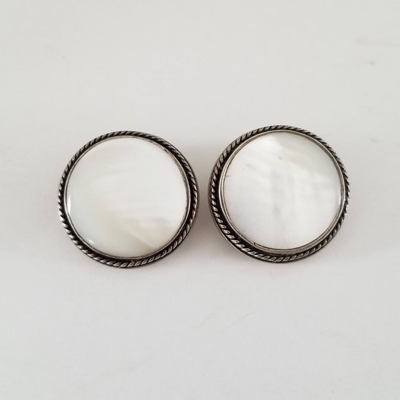 EXEX Sterling Silver Earrings - Picture 1 of 4